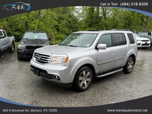 Alabaster Silver Metallic 2014 Honda Pilot Touring