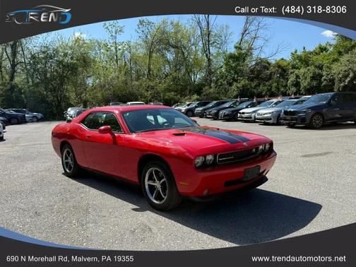 Red 2010 Dodge Challenger SE