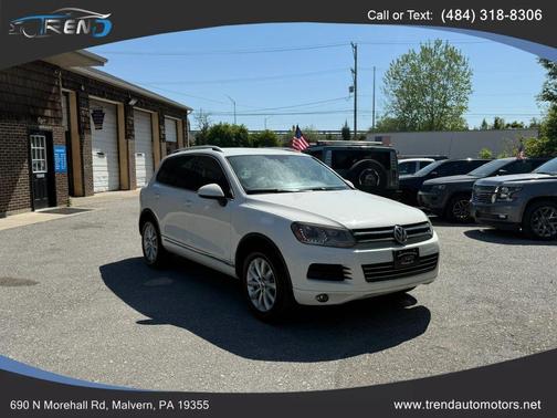 White 2012 Volkswagen Touareg VR6 Sport