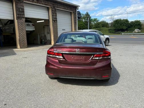 Burgundy 2015 Honda Civic LX
