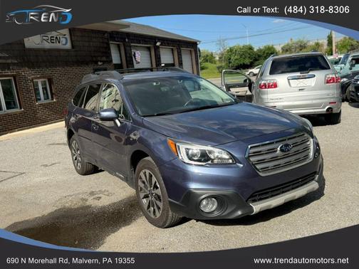 Blue 2017 Subaru Outback 3.6R Limited