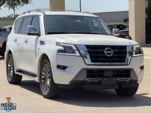 Aspen White TriCoat Pearl 2022 Nissan Armada Platinum
