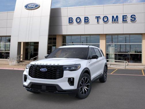 STAR WHITE MET TRI-COAT 2026 Ford Explorer ST-Line