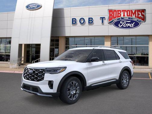 STAR WHITE MET TRI-COAT 2026 Ford Explorer Platinum