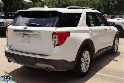 Star White Metallic Tri-Coat 2021 Ford Explorer Limited