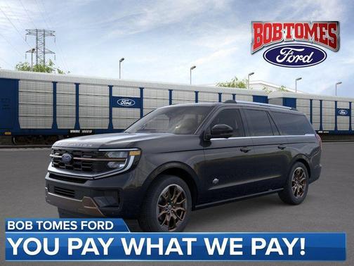 AGATE BLACK METALLIC 2026 Ford Expedition Max King Ranch