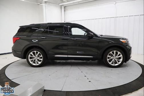 FORGED GREEN METALLIC 2023 Ford Explorer Platinum