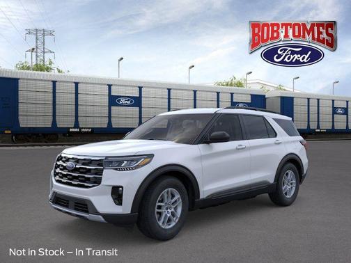 SPACE WHITE METALLIC 2026 Ford Explorer Active