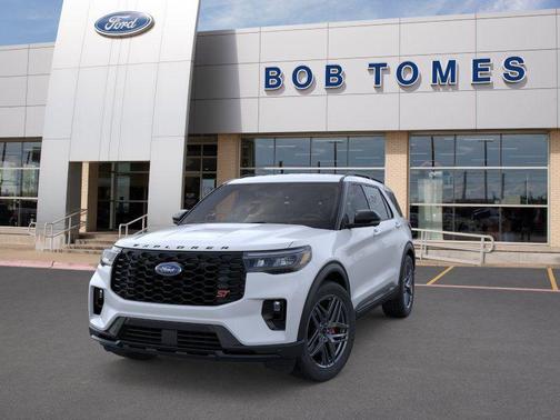 SPACE WHITE METALLIC 2026 Ford Explorer ST