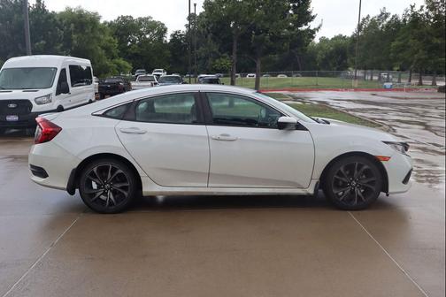 Platinum White Pearl 2021 Honda Civic Sport