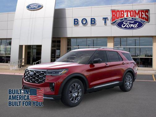 Rapid Red Metallic Tinted Clearcoat 2026 Ford Explorer Platinum