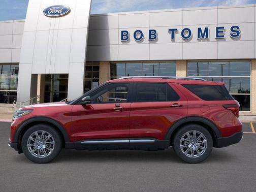 Rapid Red Metallic Tinted Clearcoat 2026 Ford Explorer Platinum