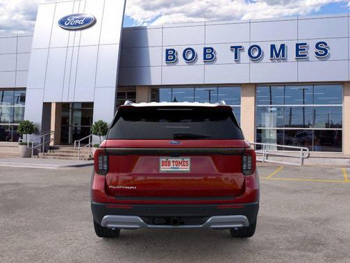 Rapid Red Metallic Tinted Clearcoat 2026 Ford Explorer Platinum