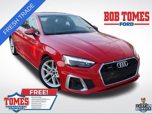 Progressive Red Metallic 2024 Audi A5 Sportback 45 S Line Premium Plus
