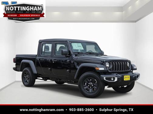 Black Clearcoat 2026 Jeep Gladiator Sport