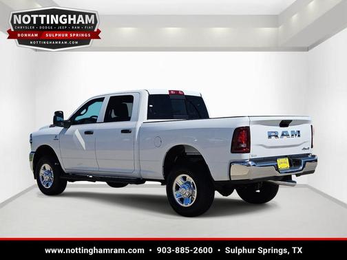 Bright White Clearcoat 2026 RAM 2500 Tradesman Crew Cab 4x4 6'4' Box
