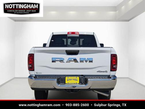 Bright White Clearcoat 2026 RAM 2500 Tradesman Crew Cab 4x4 6'4' Box