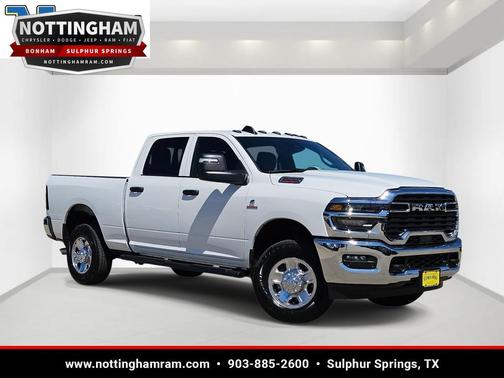 Bright White Clearcoat 2026 RAM 2500 Tradesman Crew Cab 4x4 6'4' Box
