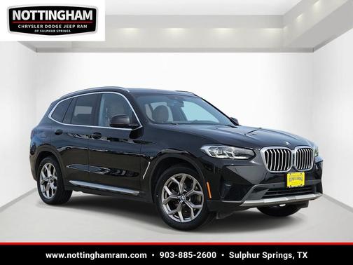 Black Sapphire Metallic 2023 BMW X3 xDrive30i