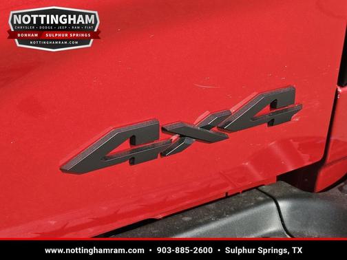 Molten Red Pearlcoat 2026 RAM 2500 Black Express Crew Cab 4x4 6'4' Box