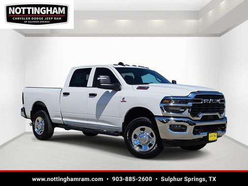 Bright White Clearcoat 2026 RAM 2500 Tradesman Crew Cab 4x4 6'4' Box