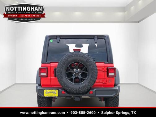 Firecracker Red Clearcoat 2026 Jeep Wrangler Willys