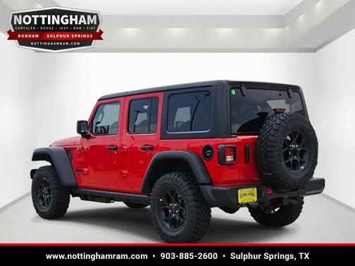 Firecracker Red Clearcoat 2026 Jeep Wrangler Willys