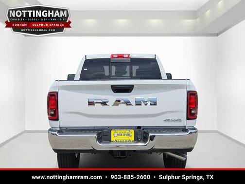 Bright White Clearcoat 2026 RAM 2500 Tradesman Crew Cab 4x4 6'4' Box