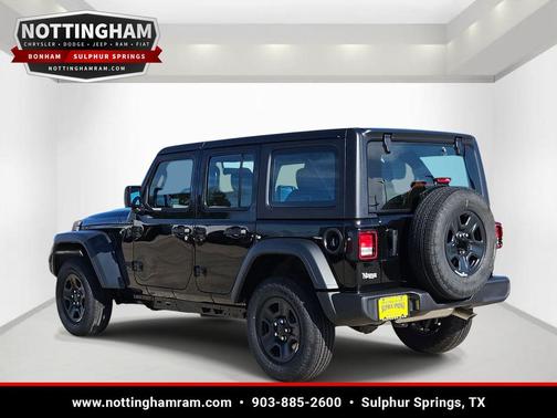 Black Clearcoat 2026 Jeep Wrangler Sport