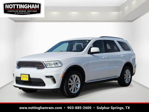 White Knuckle Clearcoat 2022 Dodge Durango SXT RWD