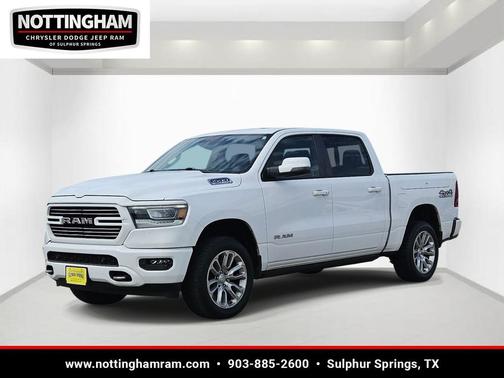 Bright White Clearcoat 2023 RAM 1500 Laramie
