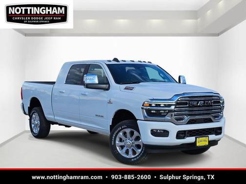 Bright White Clearcoat 2026 RAM 2500 Laramie Mega Cab 4x4 6'4' Box