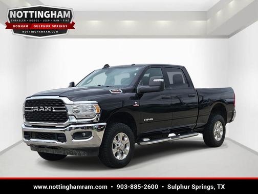 Diamond Black Crystal Pearlcoat 2024 RAM 2500 Big Horn Crew Cab 4x4 6'4' Box