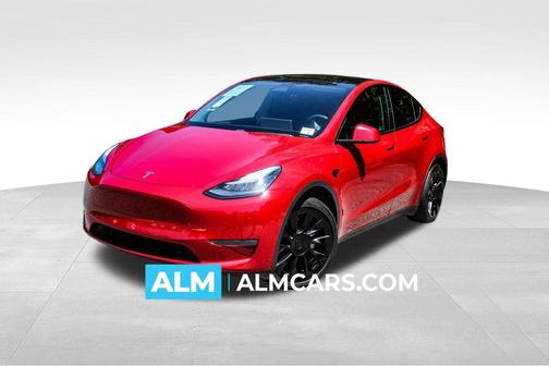 Red Multi 2020 Tesla Model Y Long Range