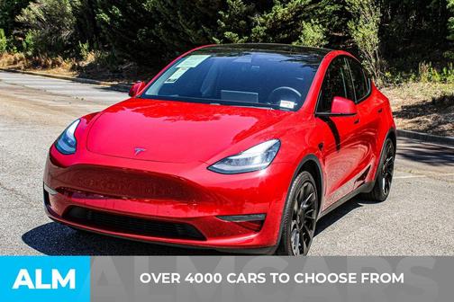 Red Multi 2020 Tesla Model Y Long Range
