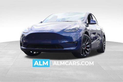 Blue 2023 Tesla Model Y Performance