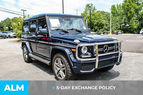 Blue 2017 Mercedes-Benz AMG G 63 Base