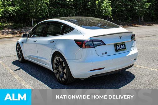 Pearl White Multi 2022 Tesla Model 3 Performance