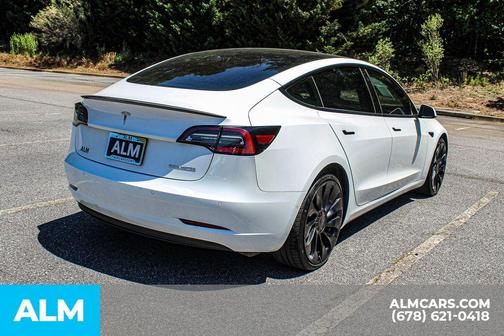 Pearl White Multi 2022 Tesla Model 3 Performance