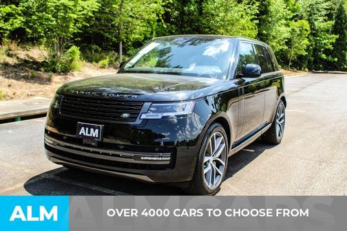 Santorini Black 2025 Land Rover Range Rover P400 SE