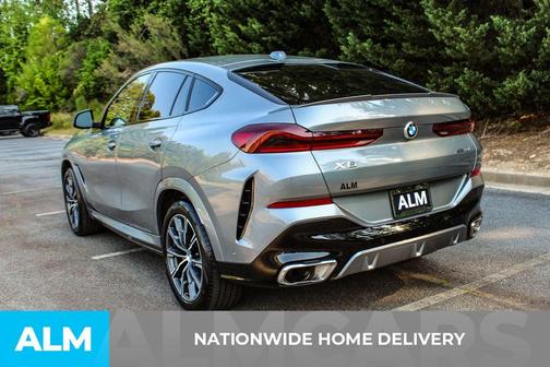 Skyscraper Gray Metallic 2024 BMW X6 xDrive40i