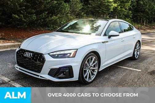 Glacier White Metallic 2025 Audi A5 Sportback 45 S line quattro Premium