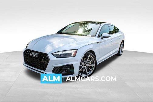 Glacier White Metallic 2025 Audi A5 Sportback 45 S line quattro Premium