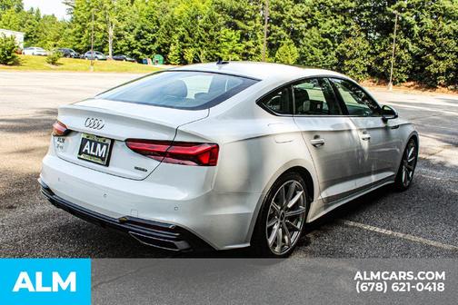 Glacier White Metallic 2025 Audi A5 Sportback 45 S line quattro Premium