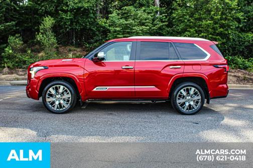 Red 2024 Toyota Sequoia Capstone