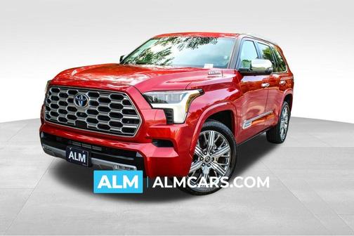 Red 2024 Toyota Sequoia Capstone