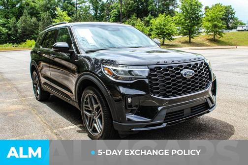Black Metallic 2025 Ford Explorer ST-Line
