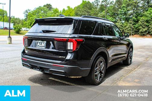 Black Metallic 2025 Ford Explorer ST-Line