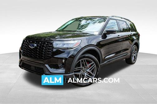 Black Metallic 2025 Ford Explorer ST-Line