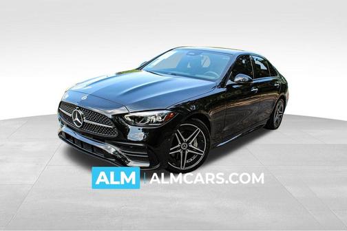 Black 2025 Mercedes-Benz C-Class C 300